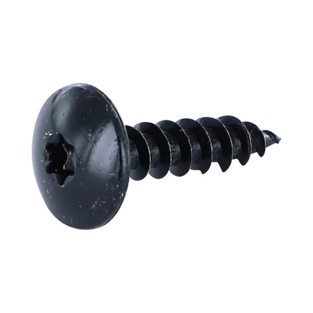 1 x Chipboard Screw Tekor Screw Truss 6X25 Thread Length: 25 T30 Black Zinc Plated cut Type 17 Drilling Point