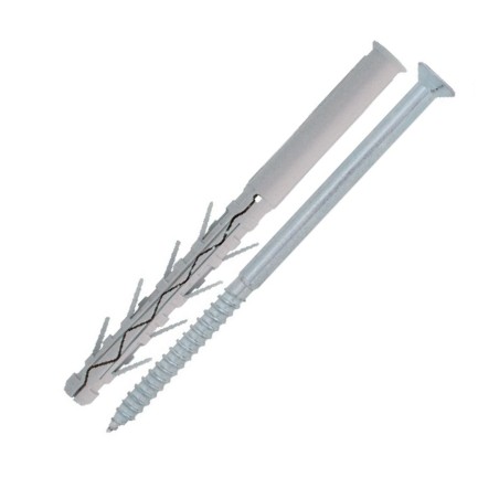 1 x Hammer Plug Long Nylon 10X160 + Screw Countersunk Head Zinc Plated