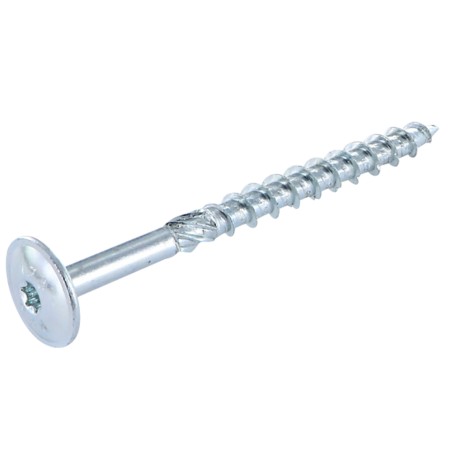1 x Chipboard Screw Disc Head Screw T40 10X140 Zinc Plated