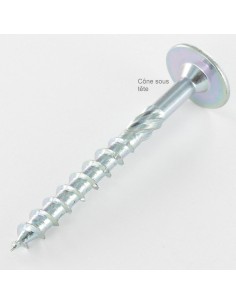 Chipboard Screw Disc Head Screw T40 10X100 Zinc Plated 2