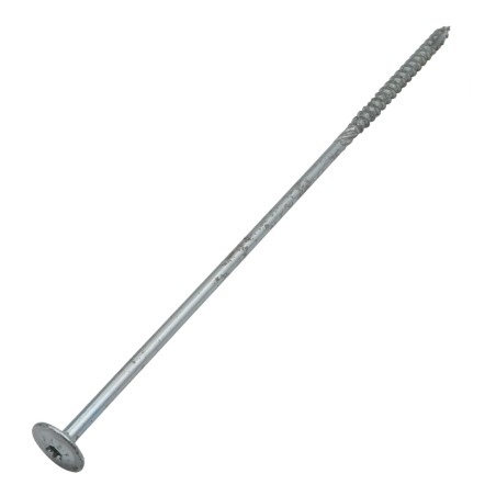 1 x Chipboard Screw Disc Head Screw T40 8X300 Rust Zinc Plated
