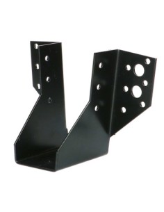 Joist hanger U-shaped to Wings External 46X102 Black Zinc...