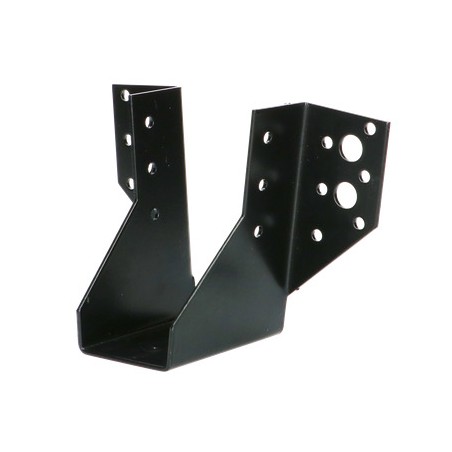 1 x Joist hanger U-shaped to Wings External 46X102 Black Zinc Plated