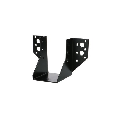 1 x Joist hanger U-shaped to Wings External 63X98 Black Zinc Plated