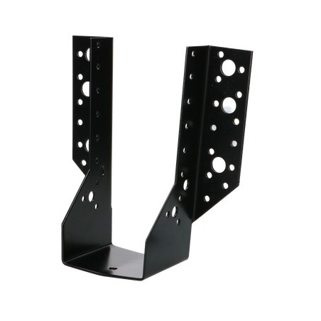 1 x Joist hanger U-shaped to Wings External 75X182 Black Zinc Plated