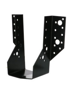 Joist hanger U-shaped to Wings External 75X130 Black Zinc...