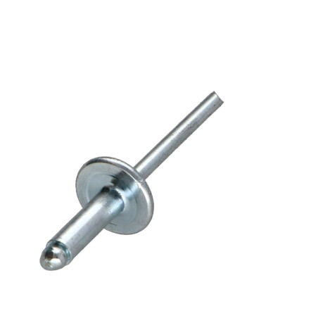 1 x Rivet Steel/ steel ZING 4.8X14 Thickness Of Panel 7 to 9 Large Head