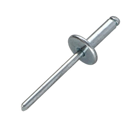 1 x Rivet Steel/ steel ZING 4.8X14 Thickness Of Panel 7 to 9 Large Head