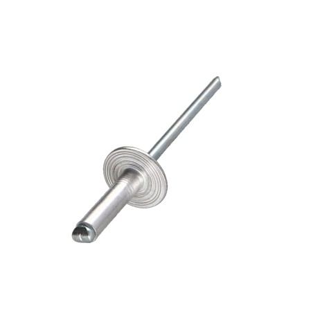 1 x Blind rivets Aluminium Stahlgewinde 4.8X14 Thickness Of Panel 7 to 9 Extra Large Head ALX