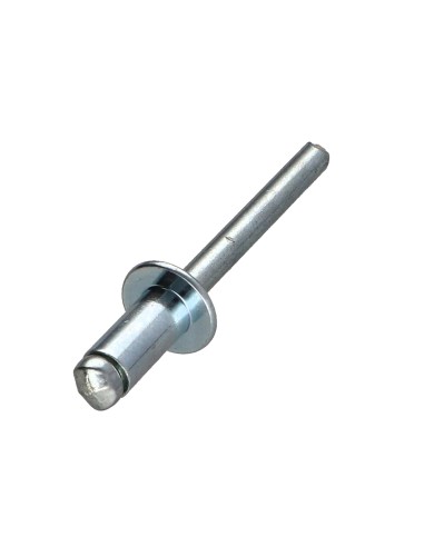 1 x Rivet Steel/ steel 6X12 Head Flat