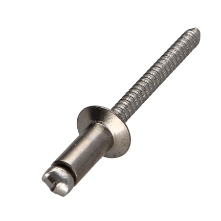 1 x Blind Rivet All Stainless Steel Countersunk Head 3X12 Thickness Of Panel 7 to 9