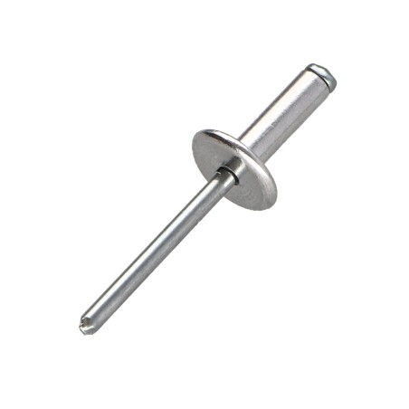 1 x Blind rivets Aluminium Stahlgewinde 5X16 Head EXTRA Large