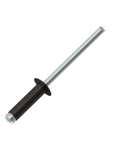 1 x Blind rivets Aluminium Stahlgewinde 3X6...