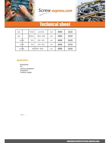 1 x Blind rivets Aluminium Stahlgewinde 3X6...