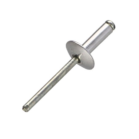 1 x Blind rivets Aluminium Stahlgewinde 4.8X35 Thickness Of Panel 25 to 30 Large Head ALX