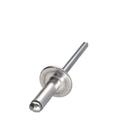 1 x Blind rivets Aluminium Stahlgewinde 5X25 Head EXTRA Large