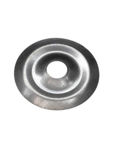 1 x Flat rosette 25 Zinc Plated