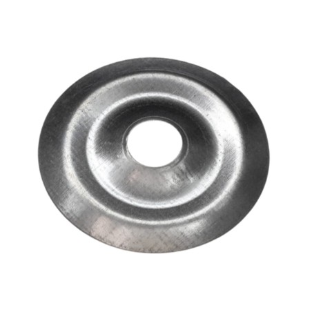 1 x Flat rosette 25 Zinc Plated