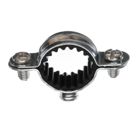 1 x Simple soundproof fixing collar M7X150 Diameter 40 Zinc Plated
