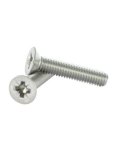 1 x Machine Screw Countersunk Head Pozi M3X22...