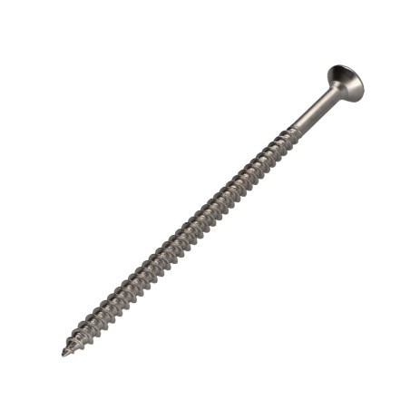 1 x Chipboard Screw Stainless Steel A2 Countersunk Head Pozi 5X100 Partial Thread
