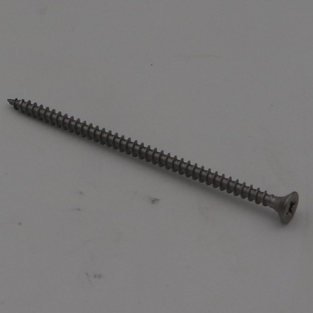 1 x Chipboard Screw Stainless Steel A2 Countersunk Head Pozi 5X100 Partial Thread