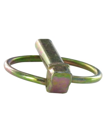 1 x Shaft Lock Pin Yellow Zinc 8