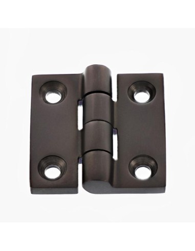 1 x Hinge Square 38X38 Stainless Steel A4 Black