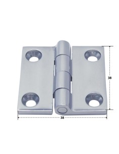 Hinge Square 38X38 Stainless Steel A4 2