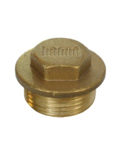 Male plug figure 290 3/8" Chrome Plated Brass