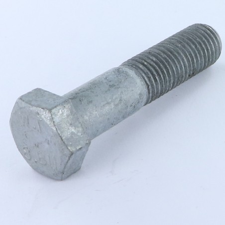 1 x Bolt Partial Thread Hexagonal Head M12X100 Class 8.8 Hot Dip Galvanized Oversized