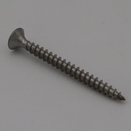 1 x Chipboard Screw Stainless Steel A2 Countersunk Head Pozi 5X50