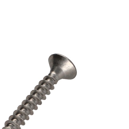 1 x Chipboard Screw Stainless Steel A2 Countersunk Head Pozi 4X45