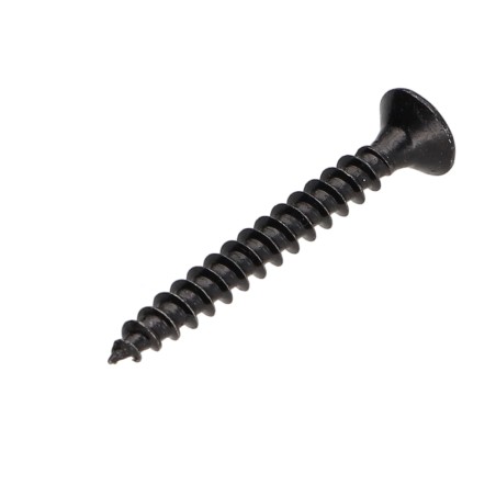 1 x Chipboard Screw Stainless Steel A2 Black Countersunk Head Pozi 6X30