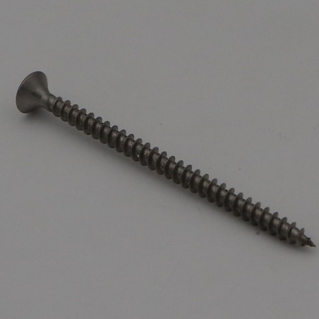 1 x Chipboard Screw Stainless Steel A2 Countersunk Head Pozi 4X60