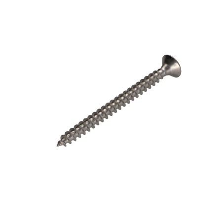 1 x Chipboard Screw Stainless Steel A2 Countersunk Head Pozi 4X70