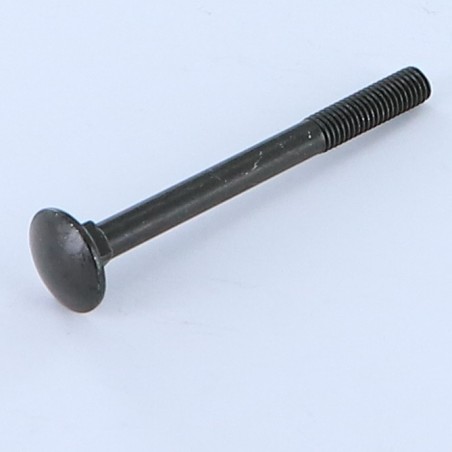 1 x Carriage Bolt M7X90 Partial Thread Black Zinc Plated