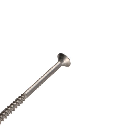 1 x Chipboard Screw Stainless Steel A2 Countersunk Head Pozi 5X90 Thread Length: 50