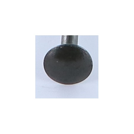 1 x Carriage Bolt M6X60 Partial Thread Black Zinc Plated