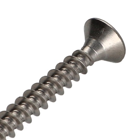 1 x Chipboard Screw Stainless Steel A2 Countersunk Head Pozi 4.5X80