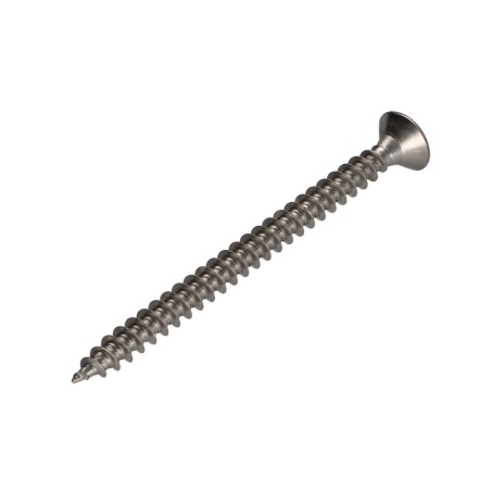 1 x Chipboard Screw Stainless Steel A2 Countersunk Head Pozi 4X80