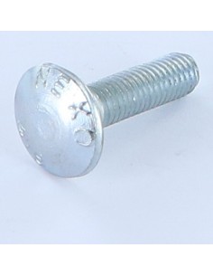 Carriage Bolt M8X30 Thread Length: 22 Partial Thread Zinc...