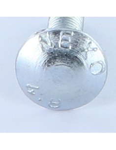 Carriage Bolt M8X30 Thread Length: 22 Partial Thread Zinc... 2