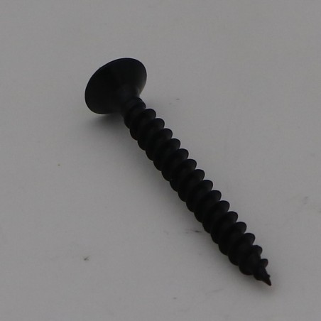 1 x Chipboard Screw Stainless Steel A2 Black Countersunk Head Pozi 4X35