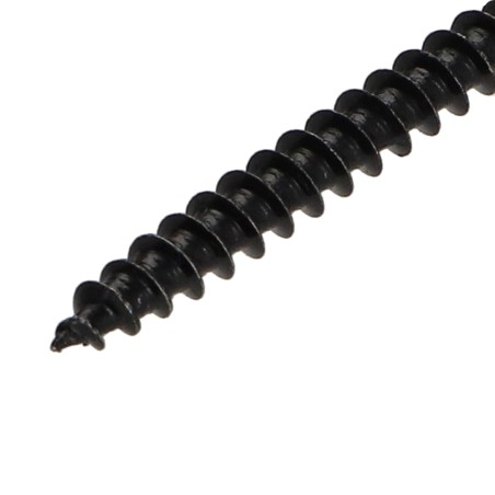1 x Chipboard Screw Stainless Steel A2 Black Countersunk Head Pozi 3.5X30