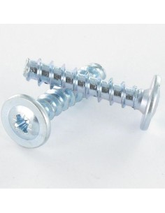 Euro screw Mushroom Pozi PZ2 6.3X28 Zinc Plated to