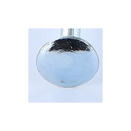 1 x Carriage Bolt M6X100 Partial Thread Zinc Plated