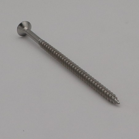 1 x Chipboard Screw Stainless Steel A2 Countersunk Head Pozi 6X110