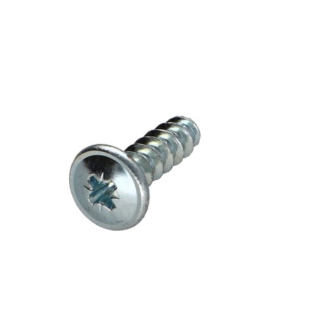 1 x Euro screw Mushroom Pozi PZ2 6.3X28 Zinc Plated to
