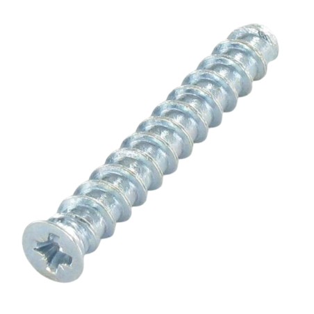 1 x Euro screw Countersunk Head Pozi 6.3X16 Head Diameter: 7.5 Zinc Plated Sheet Metal Thread